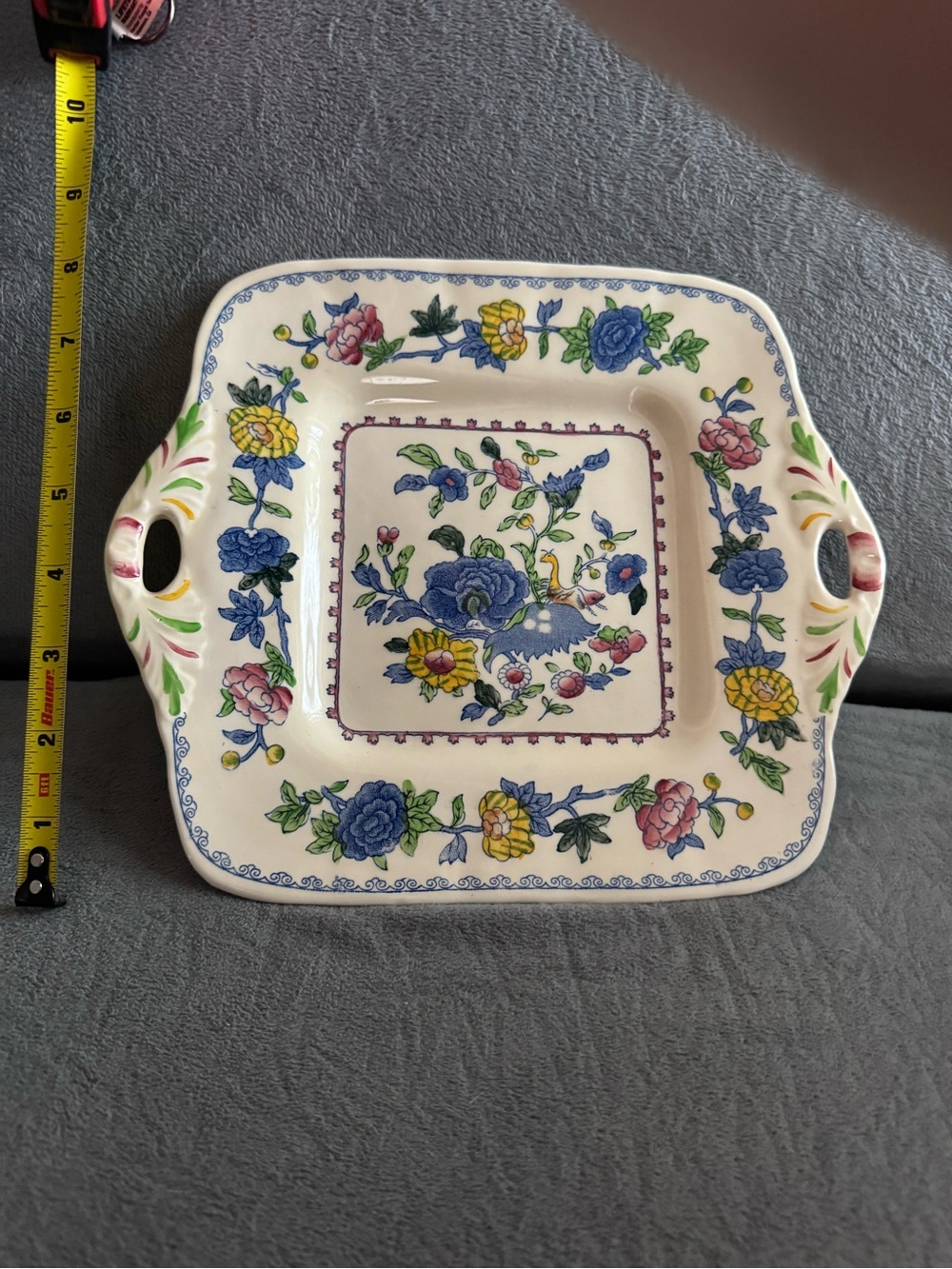 Mason's Plantation Colonial Blue Transferware Backstamp - Picture 2 of 5